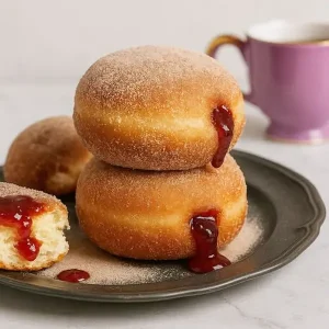 Hot jam donut(2pcs)